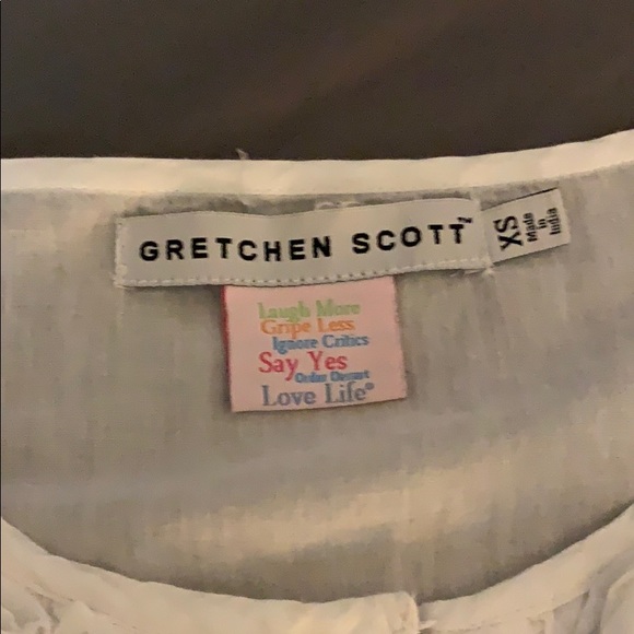 Gretchen Scott Ruffle Tank Too - Picture 3 of 3